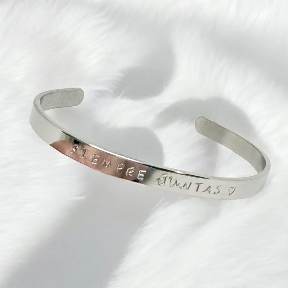 Pulsera de acero personalizada comprar